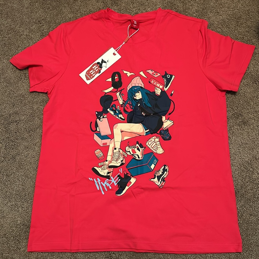 BIBISAMA APPAREL OTAKU HYPE JAPANESE ANIME ROSEY RED GIRL’S